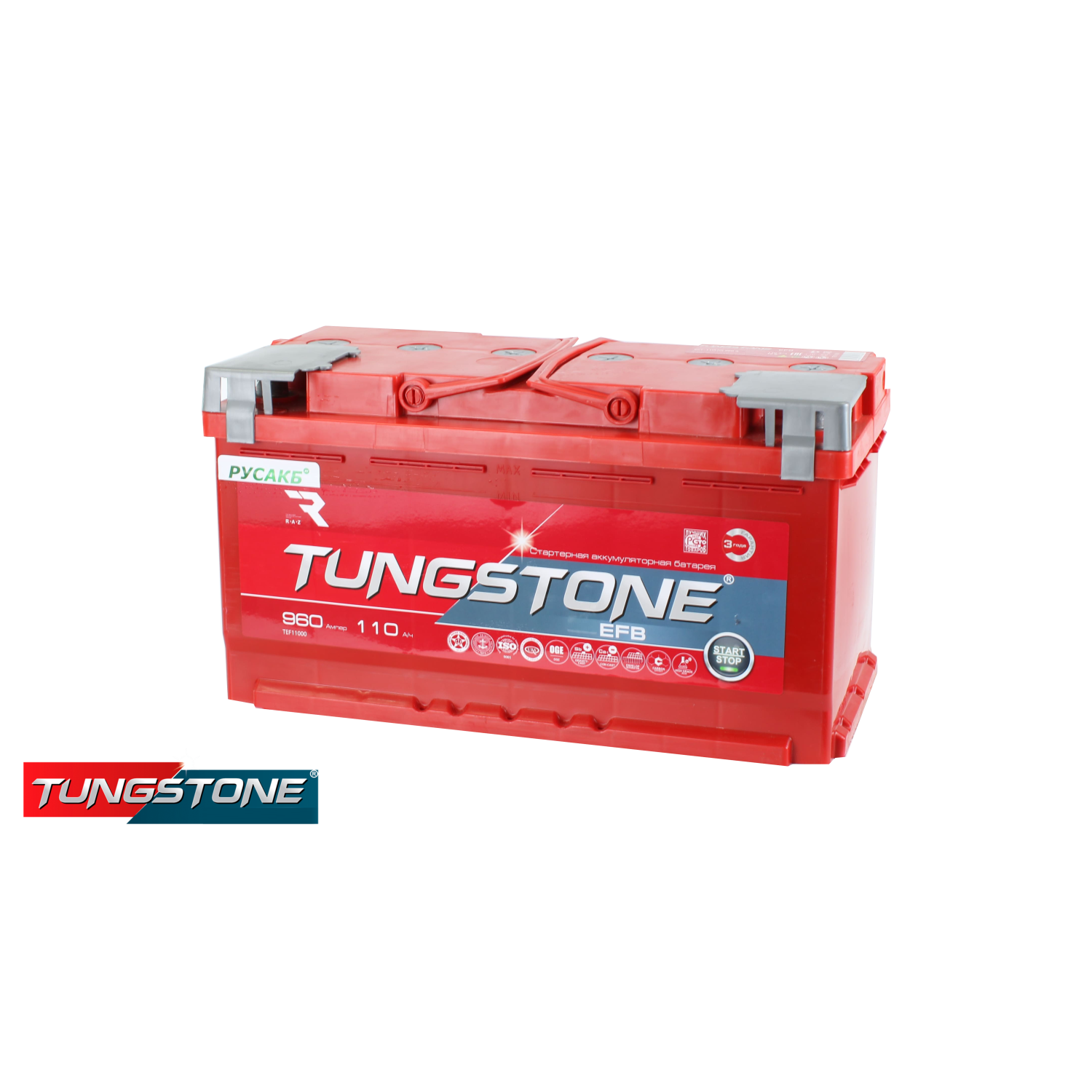 TUNGSTONE EFB 110.1 , 110 Ач, прямая полярность, 353x175x190 мм, 960 Ампер — купить в Санкт-Петербурге