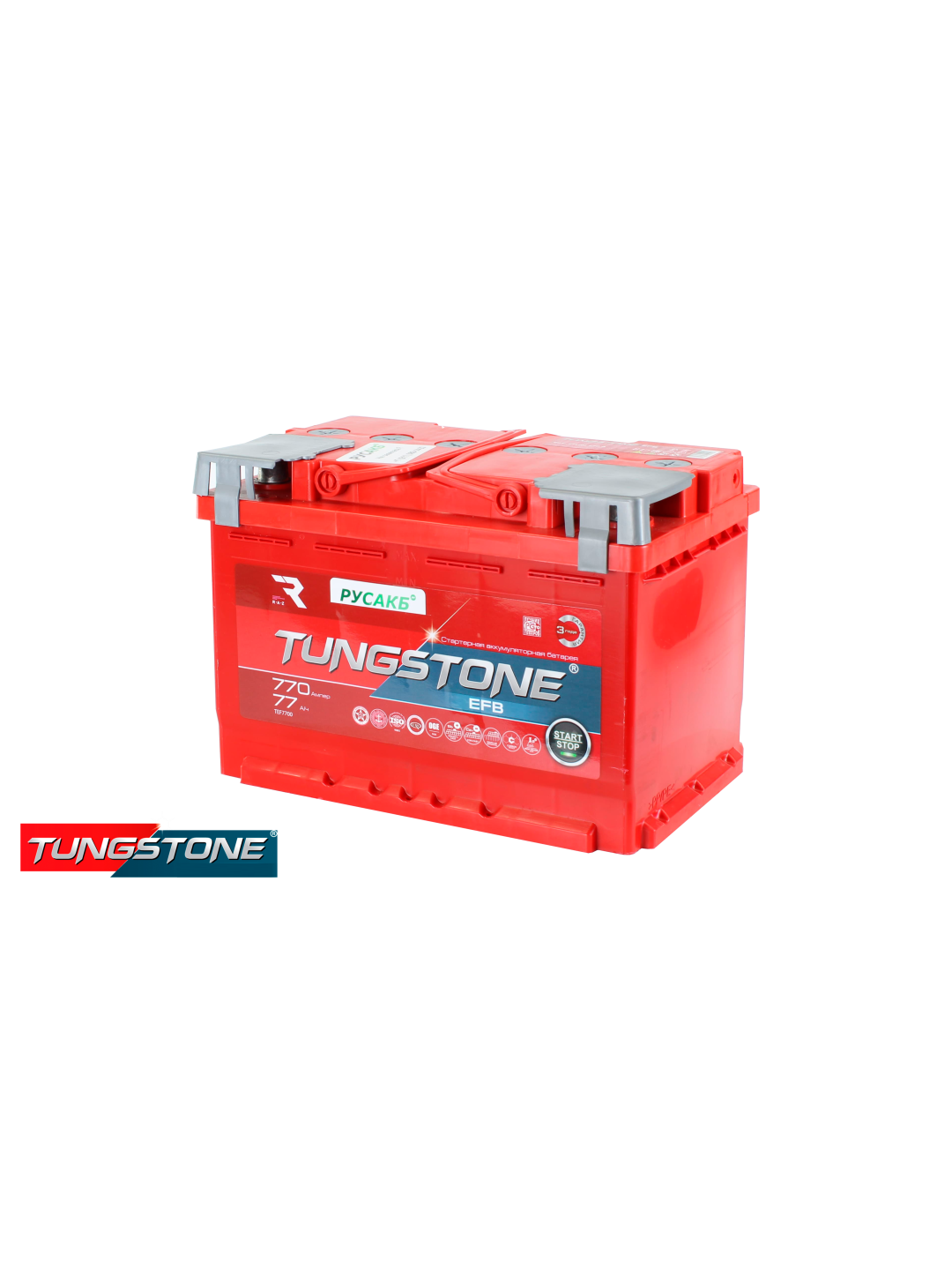 Аккумулятор TUNGSTONE EFB 77 Ач обр пол