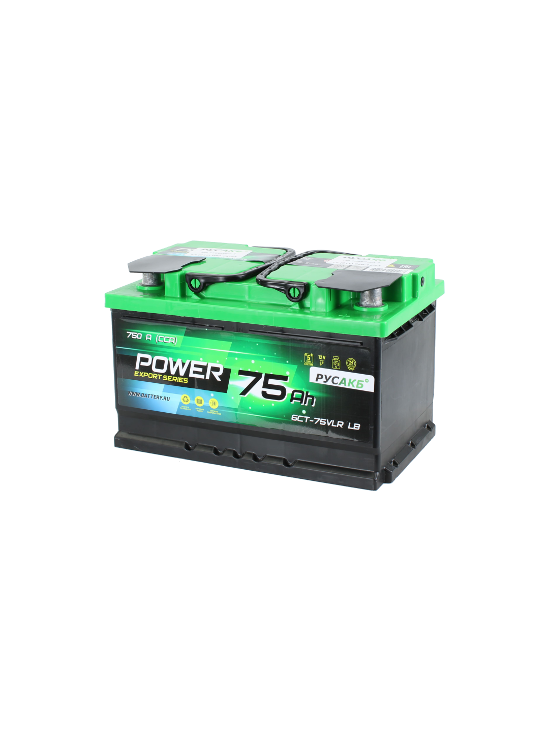 Аккумулятор Power 75 Ач обр пол