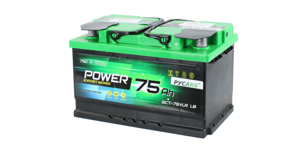 Аккумулятор Power 75Ач L - евро пол низк