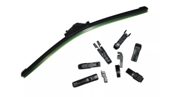 Щетка стеклоочистителя 450мм бескаркасная (Bibicare) 10 адаптеров