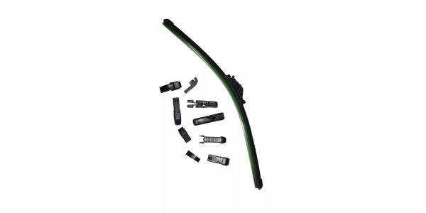 Щетка стеклоочистителя 530мм бескаркасная (Bibicare) 10 адаптеров