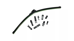 Щетка стеклоочистителя 650мм бескаркасная (Bibicare) 10 адаптеров