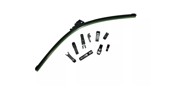 Щетка стеклоочистителя 650мм бескаркасная (Bibicare) 10 адаптеров