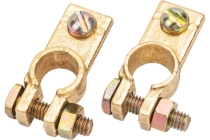 Клемма АКБ медь винт и гайка 8мм SBT 003 2шт