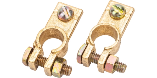 Клемма АКБ медь винт и гайка 8мм SBT 003 2шт