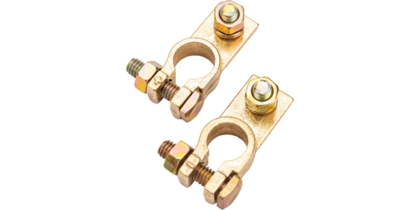 Клемма АКБ медь винт и гайка 8мм SBT 003 2шт