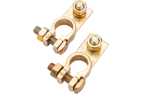 Клемма АКБ медь винт и гайка 8мм SBT 003 2шт