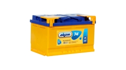 Аком LB 74 обр. пол., 74 Ач, обратная полярность, 275x175x175 мм, 700 Ампер — купить в Санкт-Петербурге