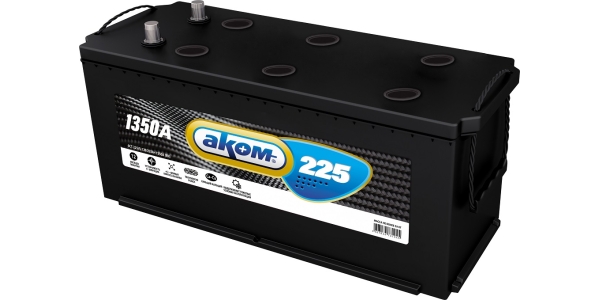 Аккумулятор Аком 225 обр. пол.