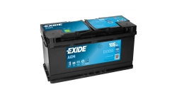 Exide EK1050 Start-Stop AGM (105ач), 105 Ач, обратная полярность, 393x175x190 мм, 950 Ампер — купить в Санкт-Петербурге