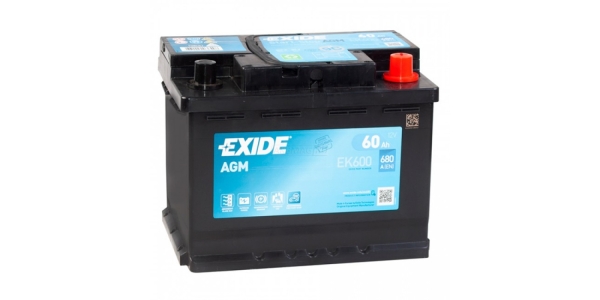 Аккумулятор Exide EK600 Start-Stop AGM (60ач)