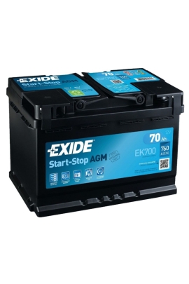 Аккумулятор Exide EK700 AGM 70 Ач