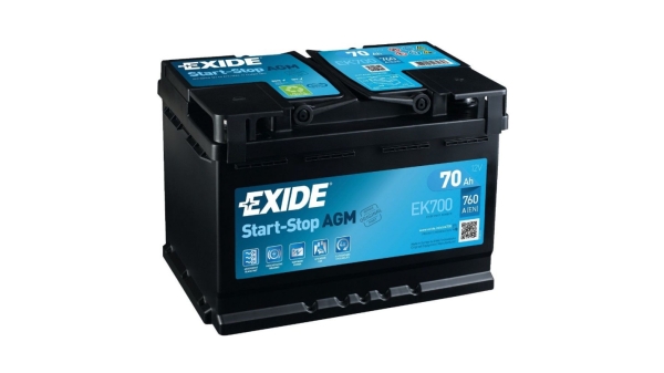 Аккумулятор Exide EK700 Start-Stop AGM (70ач)