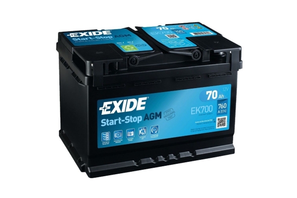 Аккумулятор Exide EK700 Start-Stop AGM (70ач)