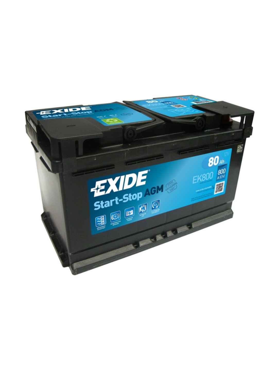 Аккумулятор Exide EK800 AGM 80 Ач