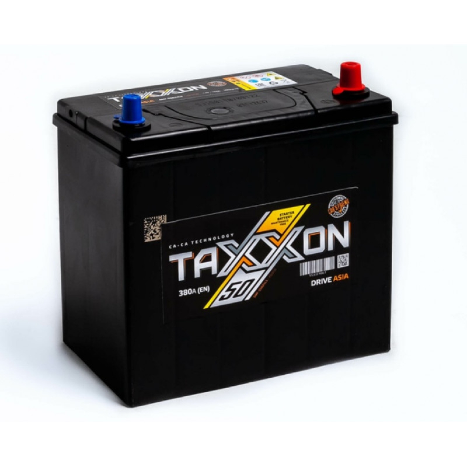 Taxxon Asia 50Ач R+ (701050, 380A), 50 Ач, обратная полярность, 230x129x220 мм, 380 Ампер — купить в Санкт-Петербурге