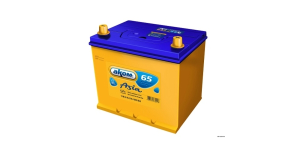 Аккумулятор Аком Asia 65 обр. пол.