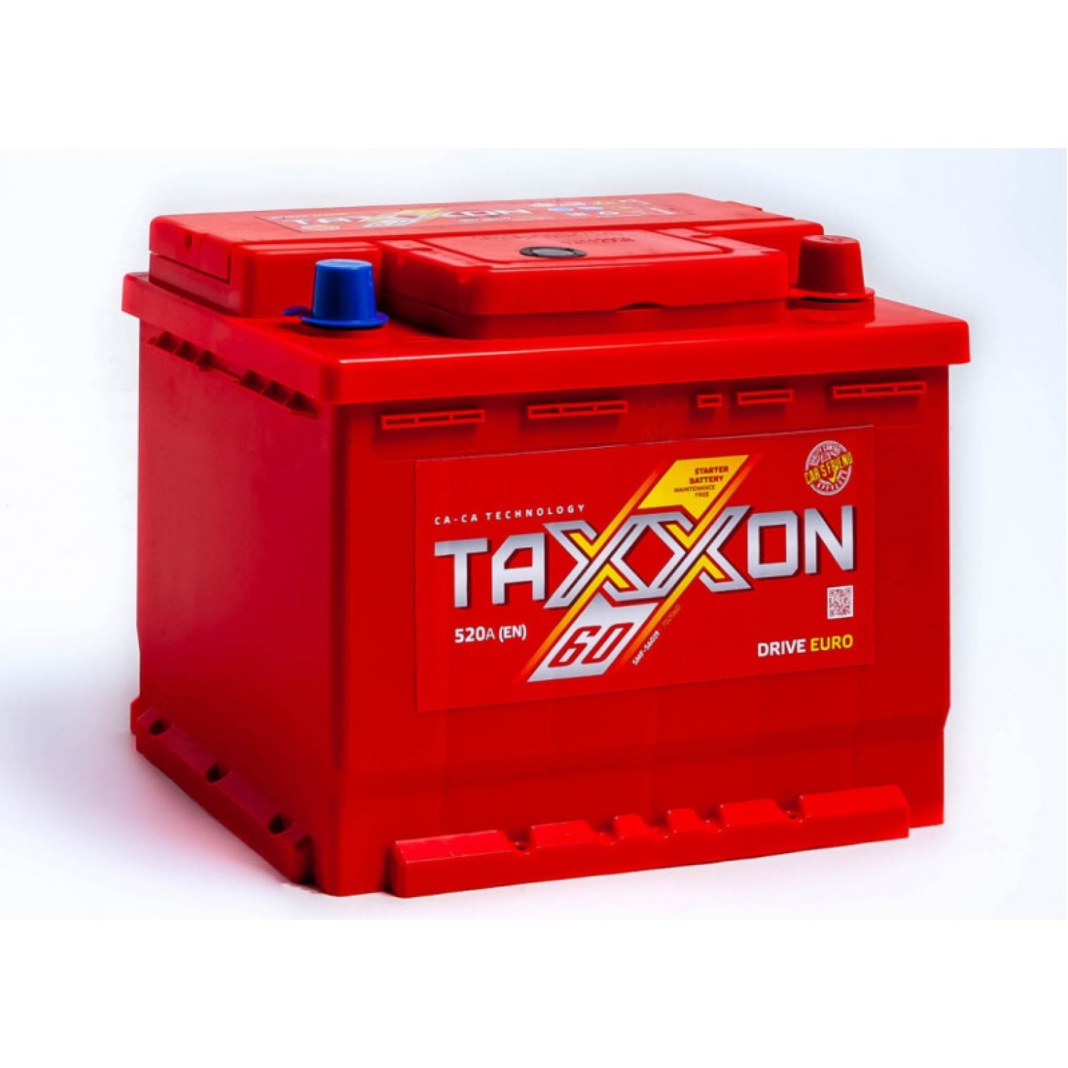 Taxxon EURO 60Ач R+ (702060, 550A), 60 Ач, обратная полярность, 242x175x190 мм, 550 Ампер — купить в Санкт-Петербурге