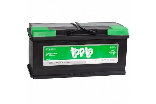 Аккумулятор Topla AGM 105R 105 Ач (114105|L6 AGM ED|TAG105)