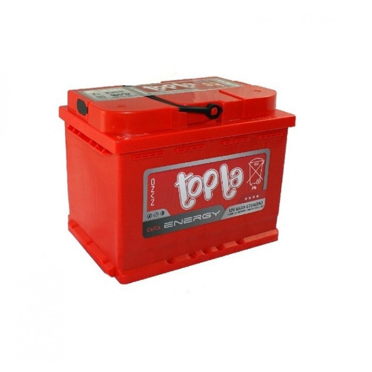 Topla 66e Energy 56649 E66H (108066) L2, 66 Ач, обратная полярность, 242x175x190 мм, 620 Ампер — купить в Санкт-Петербурге