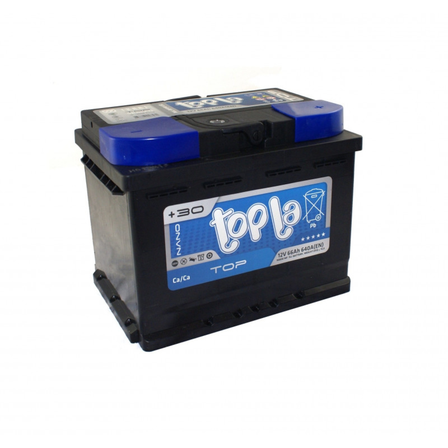 Topla 66e Top 56649 SMF TT66H (118666) L2, 66 Ач, обратная полярность, 242x175x190 мм, 640 Ампер — купить в Санкт-Петербурге