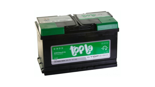 Аккумулятор Topla AGM 80R 80 Ач (114080|L3 AGM ED|TAG80)