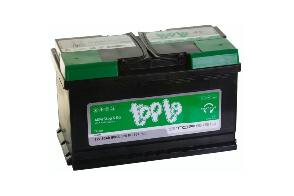 Аккумулятор Topla AGM 80R 80 Ач (114080|L3 AGM ED|TAG80)