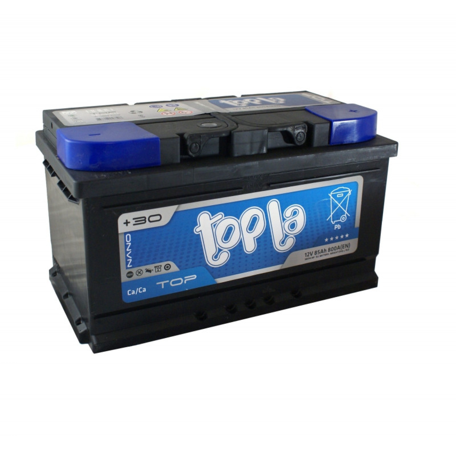 Topla 85e Top 58514 SMF TT85 (118685) LB4, 85 Ач, обратная полярность, 315x175x175 мм, 800 Ампер — купить в Санкт-Петербурге