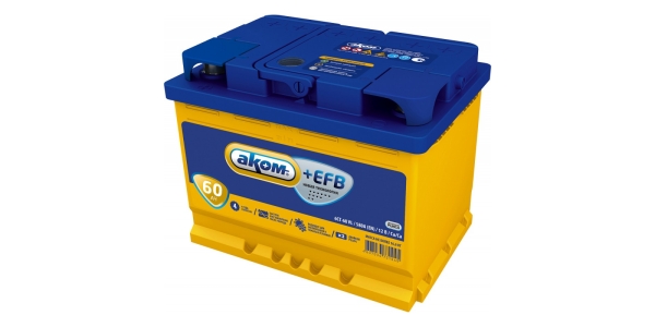 Аккумулятор Аком EFB 60 обр. пол.