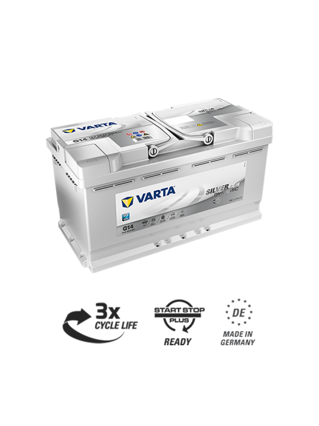 Аккумулятор Varta Silver AGM 95 Ач 595 901 085 G14/A5