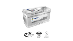 Varta Silver AGM 95e 595 901 085 G14/A5, 95 Ач, обратная полярность, 353x175x190 мм, 850 Ампер — купить в Санкт-Петербурге