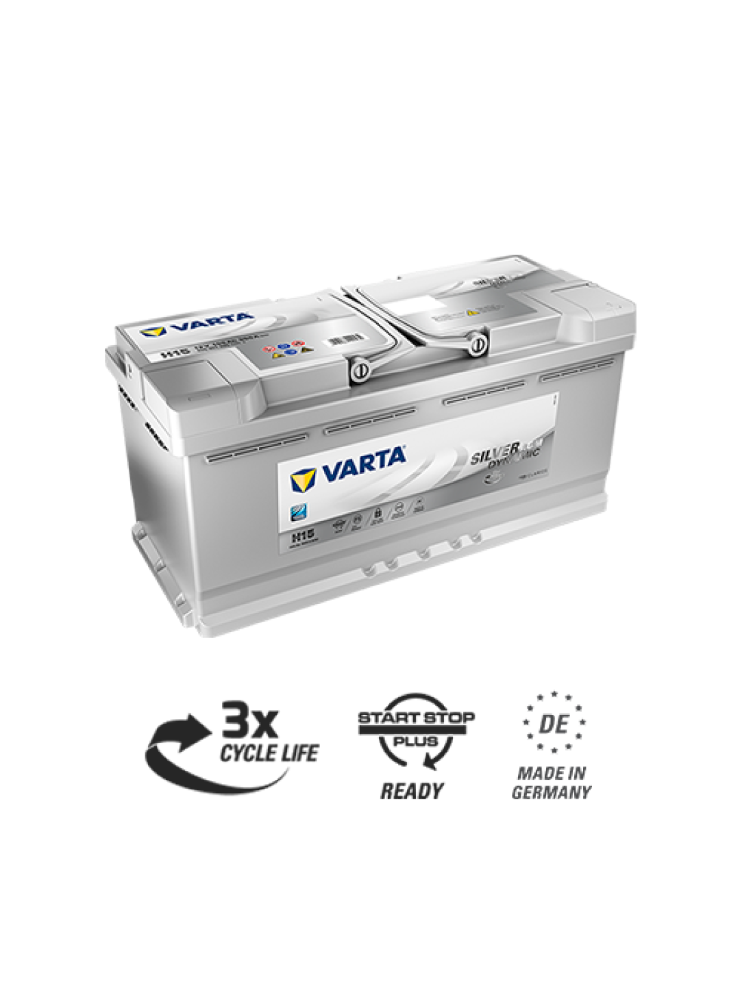 Аккумулятор Varta Silver AGM 105 Ач 605 901 095 H15