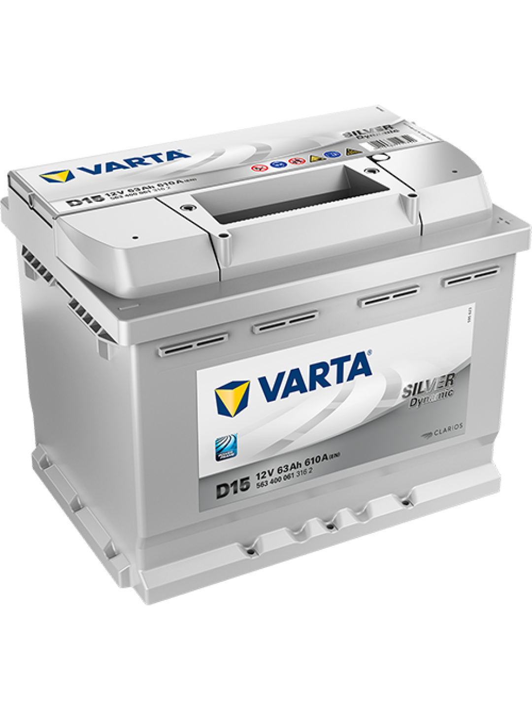 Аккумулятор Varta Silver 63 Ач 563 400 061 D15