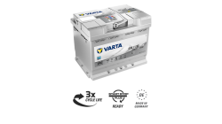 Varta Silver AGM 60e 560 901 068 D52/A8, 60 Ач, обратная полярность, 242x175x190 мм, 680 Ампер — купить в Санкт-Петербурге
