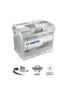 Аккумулятор Varta Silver AGM 60 Ач 560 901 068 D52/A8