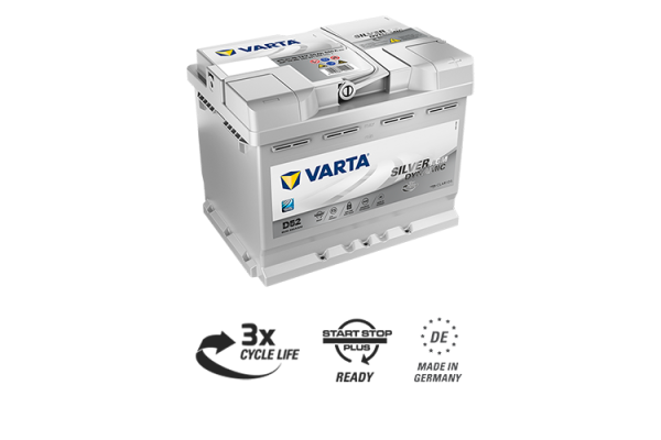 Аккумулятор Varta Silver AGM 60e 560 901 068 D52/A8