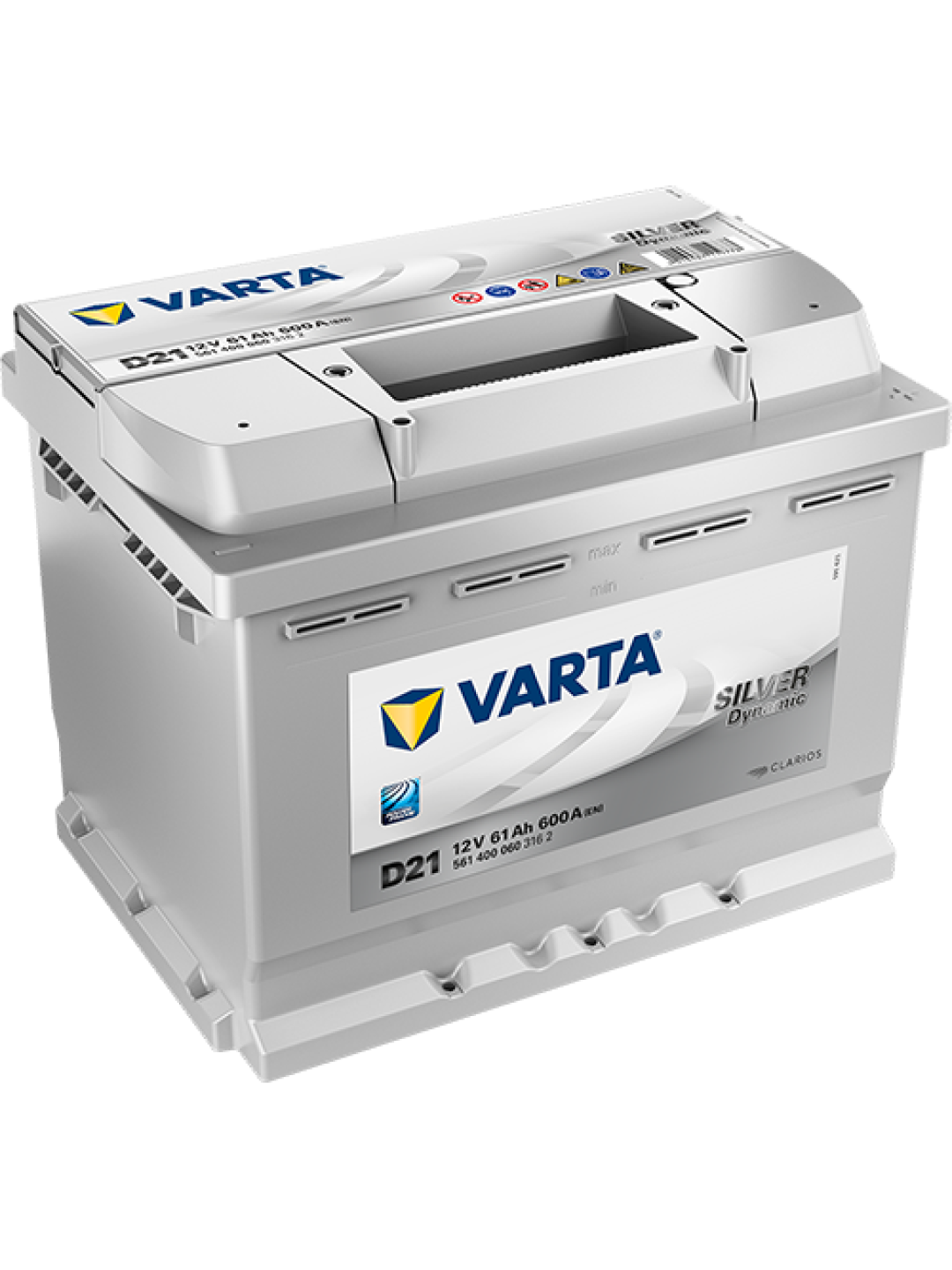 Аккумулятор Varta Silver 61 Ач 561 400 060 D21