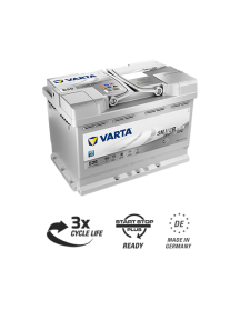 Аккумулятор Varta Silver AGM 70 Ач 570 901 076 E39/A7 в Спб