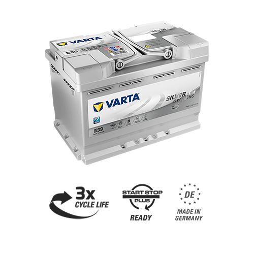 Varta Silver AGM 70е 570 901 076 E39/A7