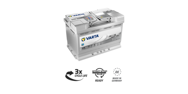 Аккумулятор Varta Silver AGM 70е 570 901 076 E39/A7