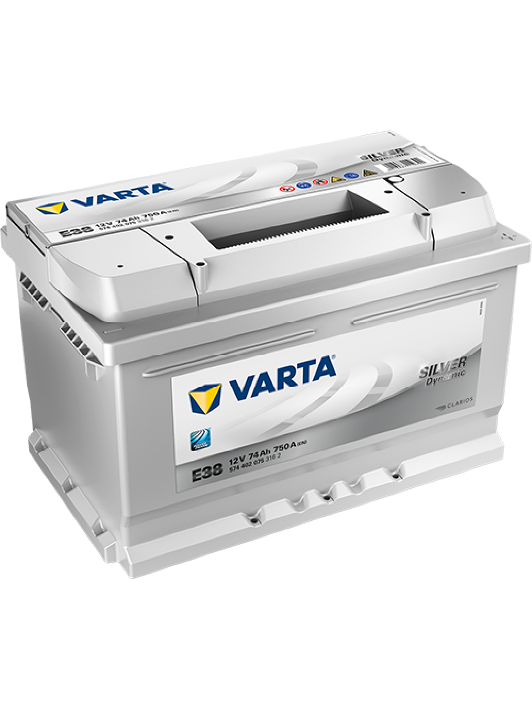 Аккумулятор Varta Silver 74 Ач 574 402 075 E38