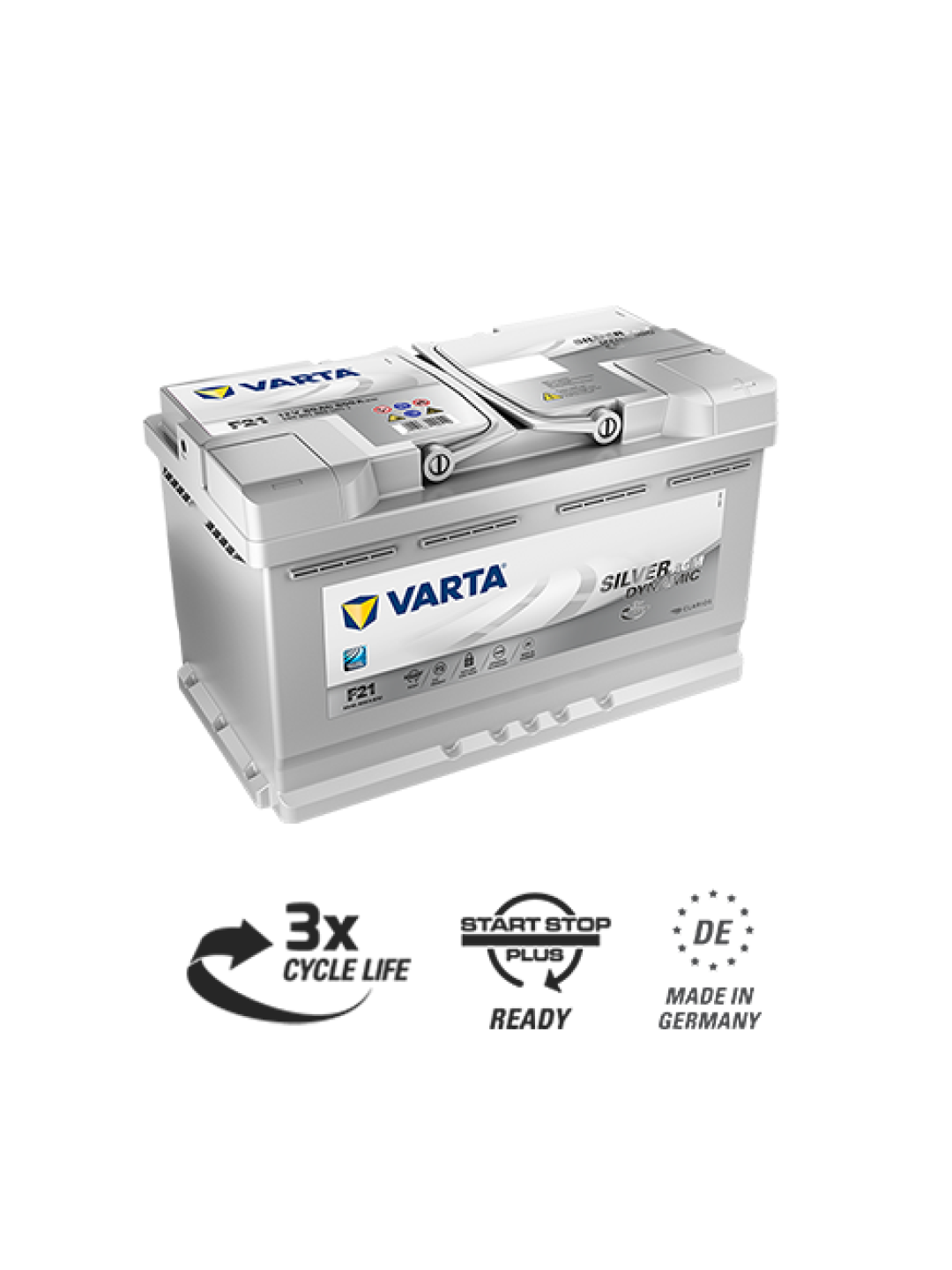 Аккумулятор Varta Silver AGM 80 Ач 580 901 080 F21/A6