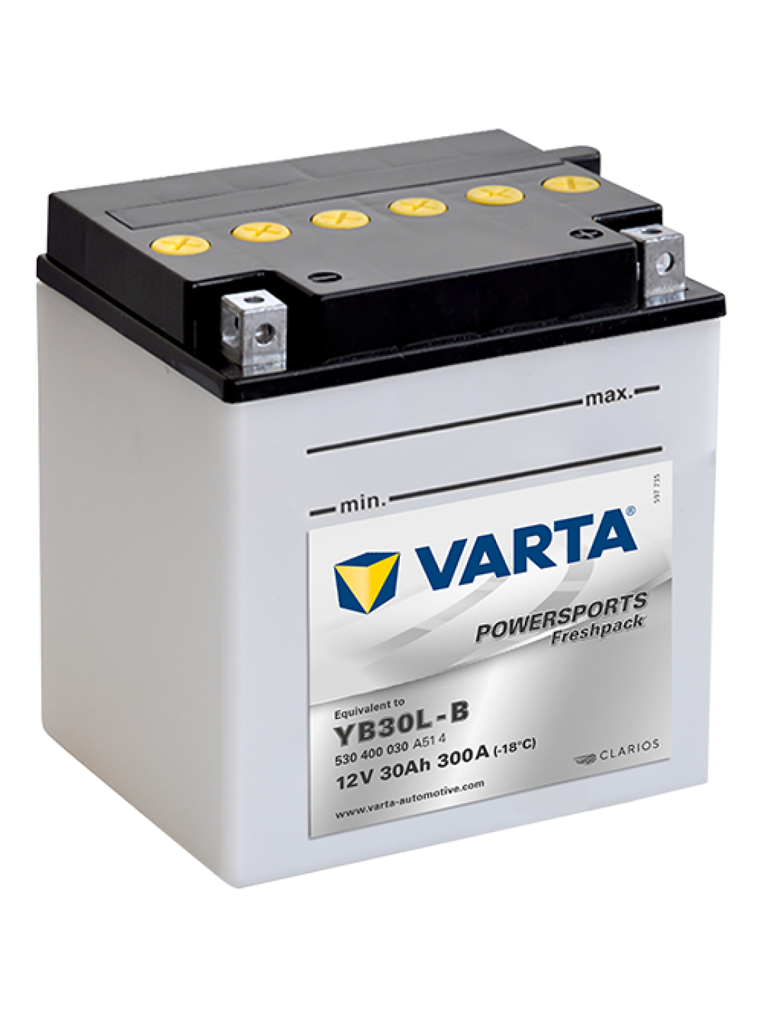 30Ah Varta 12V 530 400 030 A514 FP