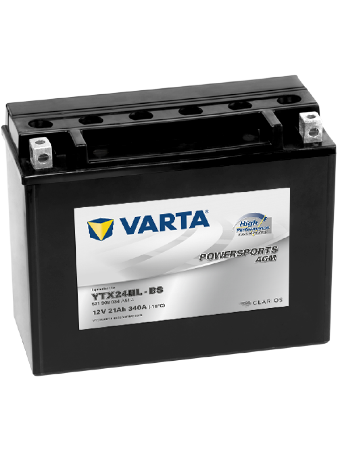 21Ah Varta 12V 521 908 034 A514 AGM HP