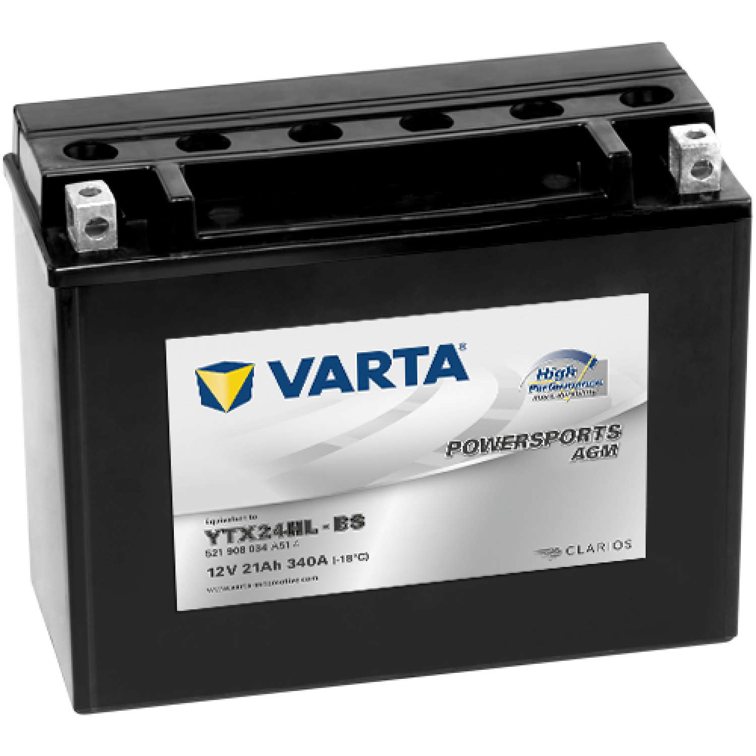 Аккумулятор 21Ah Varta 12V 521 908 034 A514 AGM HP