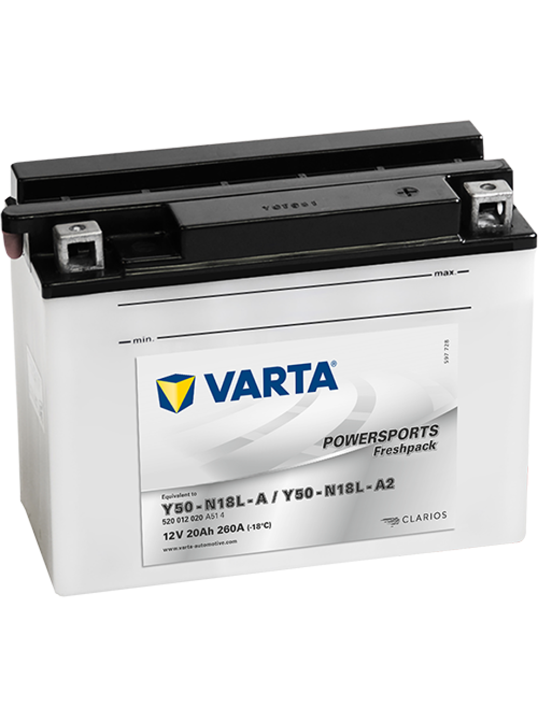 20Ah Varta 12V 520 012 020 A514 FP