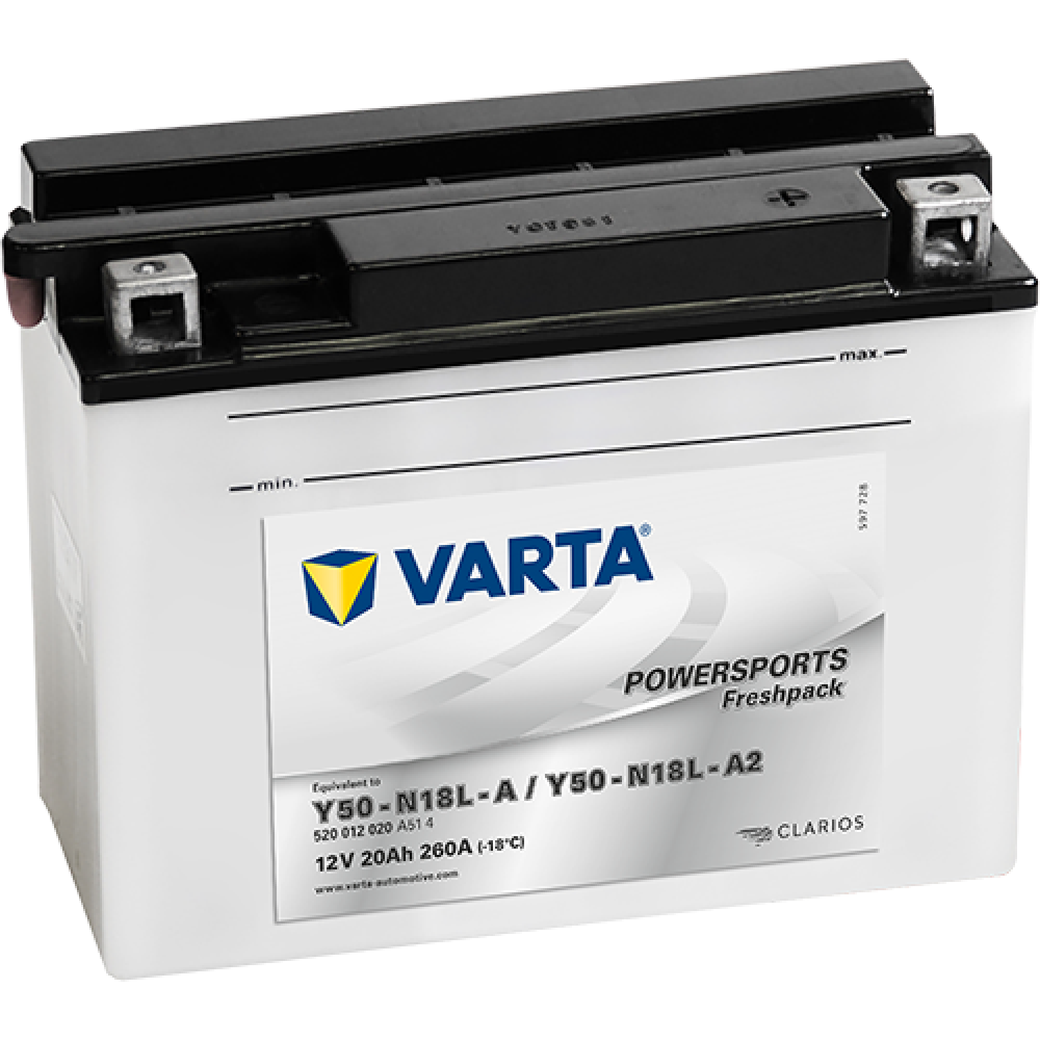 Аккумулятор 20Ah Varta 12V 520 012 020 A514 FP