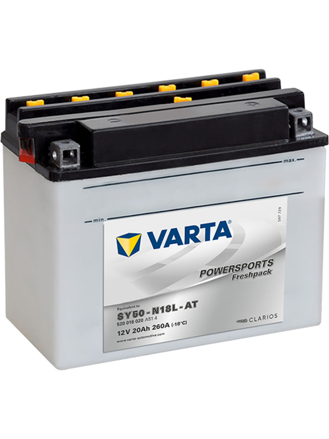 20Ah Varta 12V 520 016 020 A514 FP