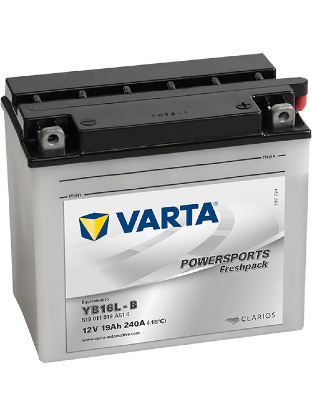 19Ah Varta 12V 519 011 019 A514 FP
